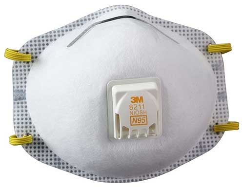 3M 8511 N95 Disposable Particulate Respirator Masks